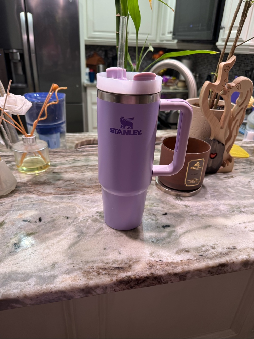 Stanley Lavender Insulated Travel Mug with Handle